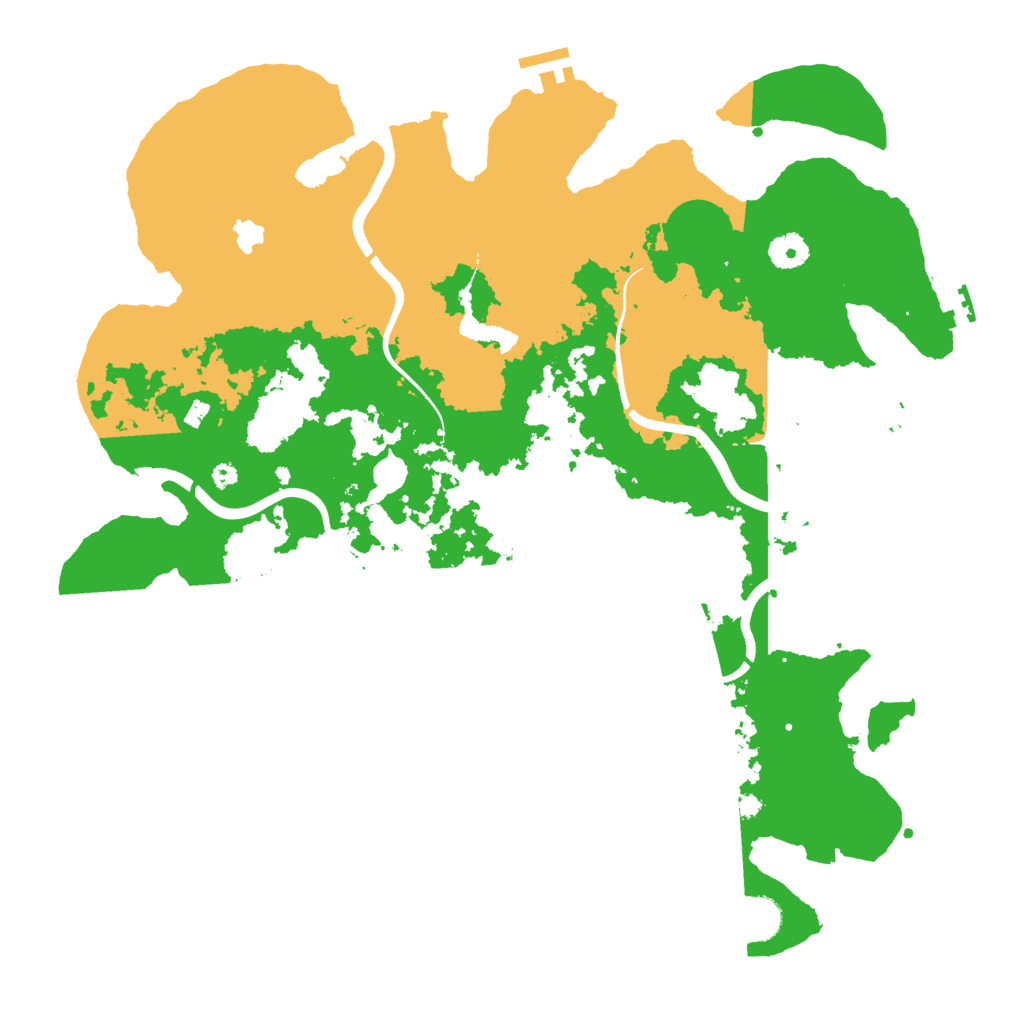 Biome Rust Map: Procedural Map, Size: 4100, Seed: 46997618