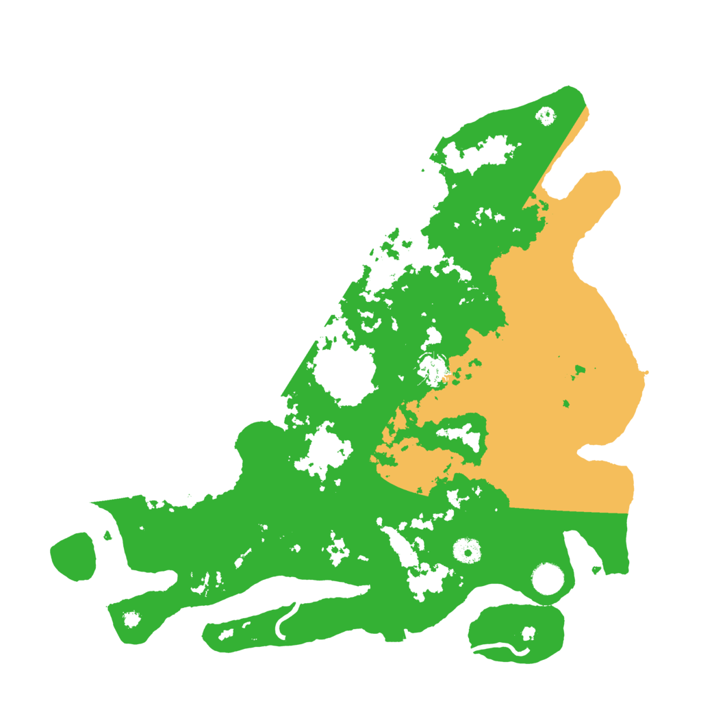 Biome Rust Map: Procedural Map, Size: 3900, Seed: 15409711