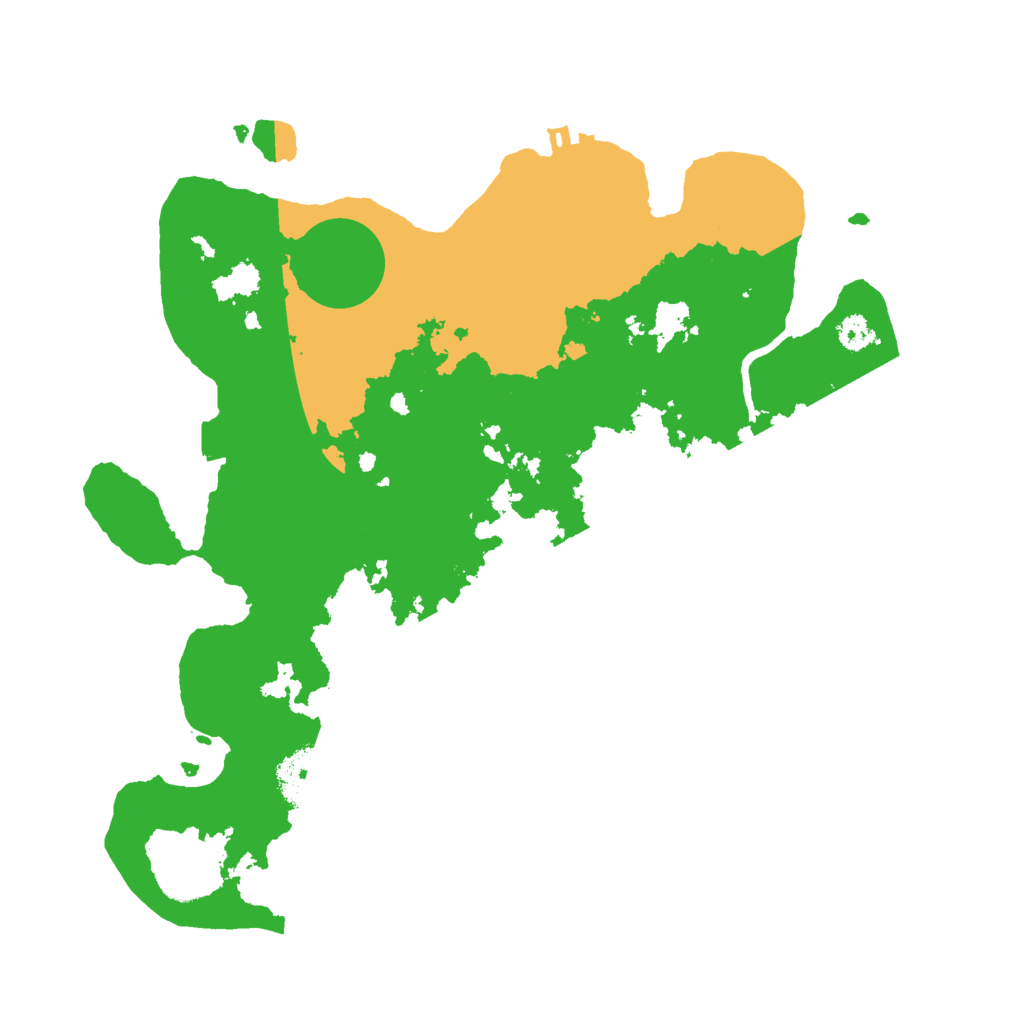 Biome Rust Map: Procedural Map, Size: 3000, Seed: 7354