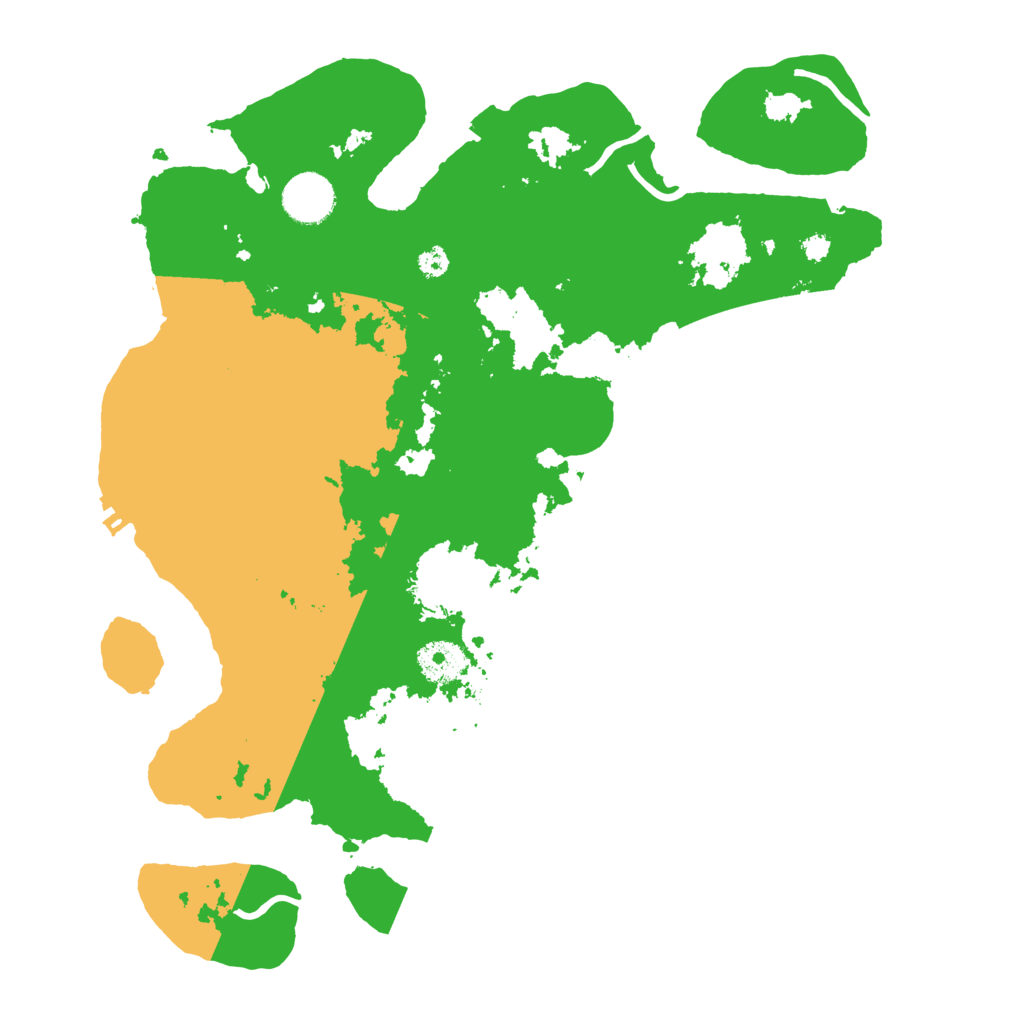 Biome Rust Map: Procedural Map, Size: 3500, Seed: 1109092412