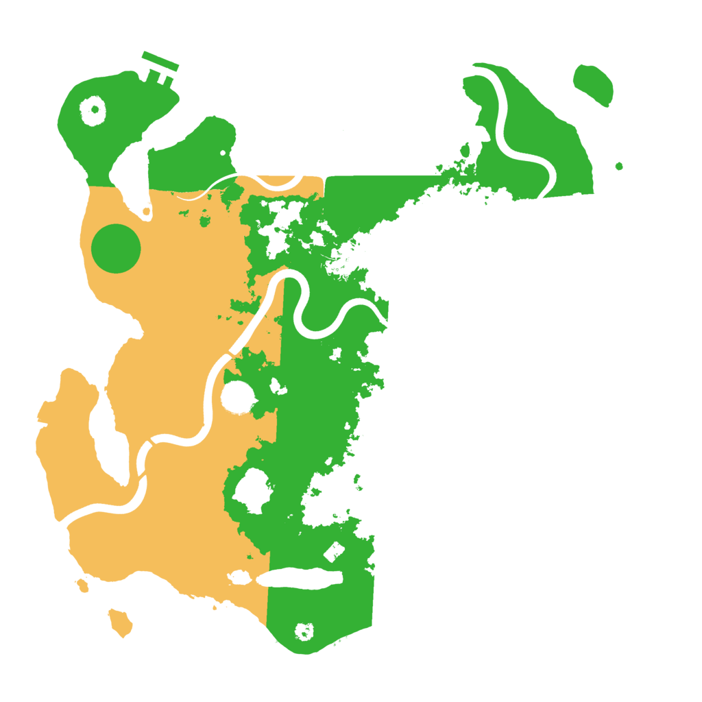 Biome Rust Map: Procedural Map, Size: 3750, Seed: 55108785