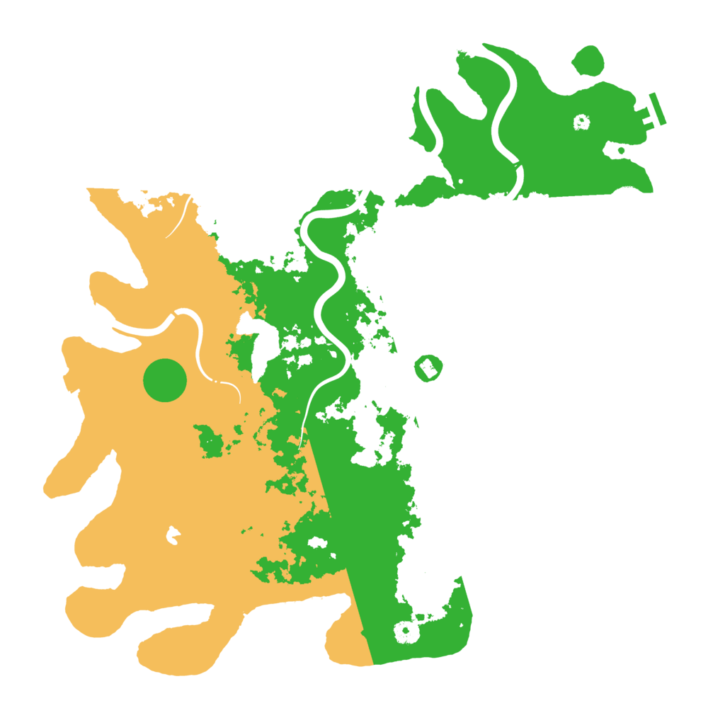 Biome Rust Map: Procedural Map, Size: 4400, Seed: 36746980