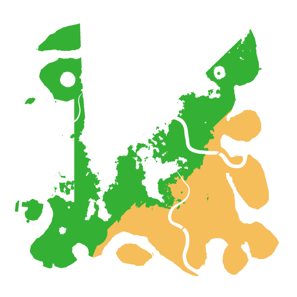 Biome Rust Map: Procedural Map, Size: 3650, Seed: 98961862