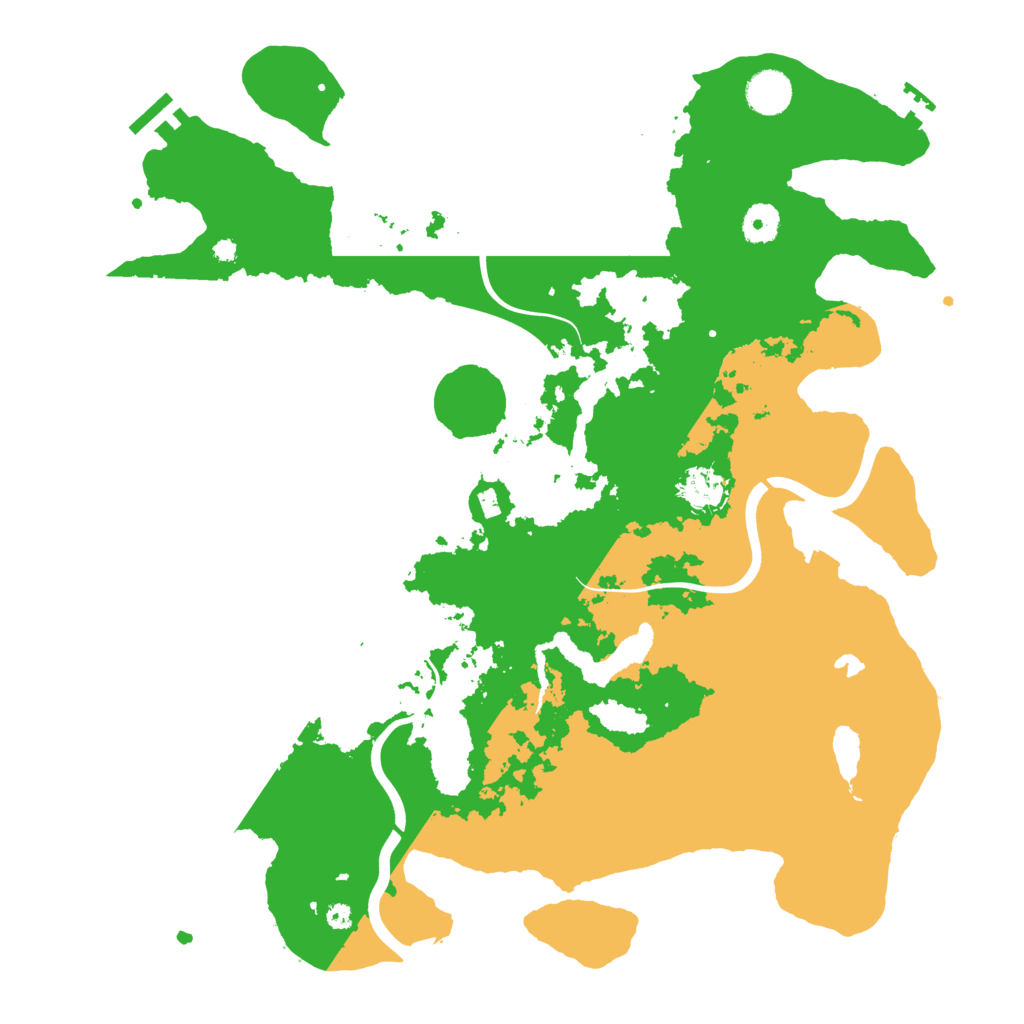 Biome Rust Map: Procedural Map, Size: 4000, Seed: 86342387