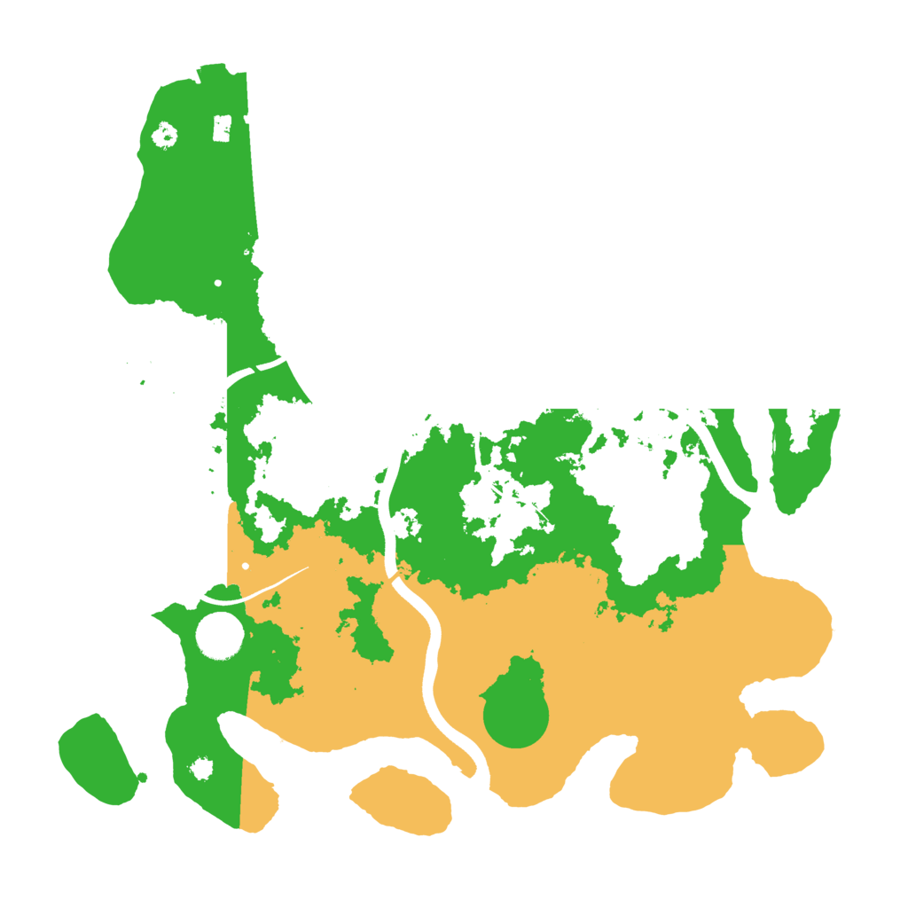 Biome Rust Map: Procedural Map, Size: 3650, Seed: 33043431