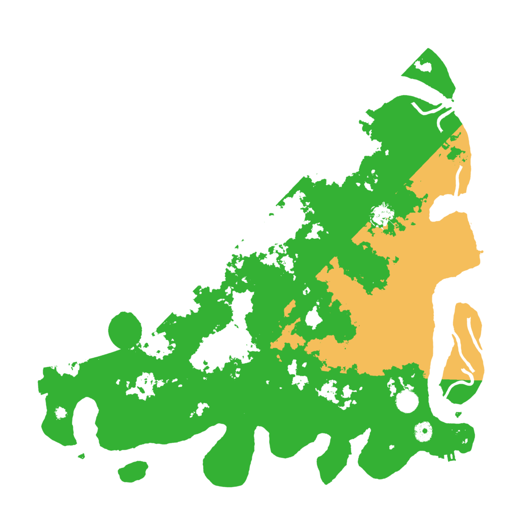 Biome Rust Map: Procedural Map, Size: 4100, Seed: 23952305