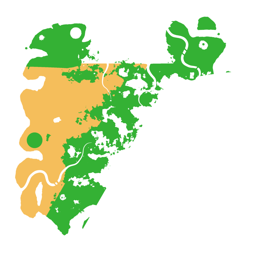Biome Rust Map: Procedural Map, Size: 4300, Seed: 91401829