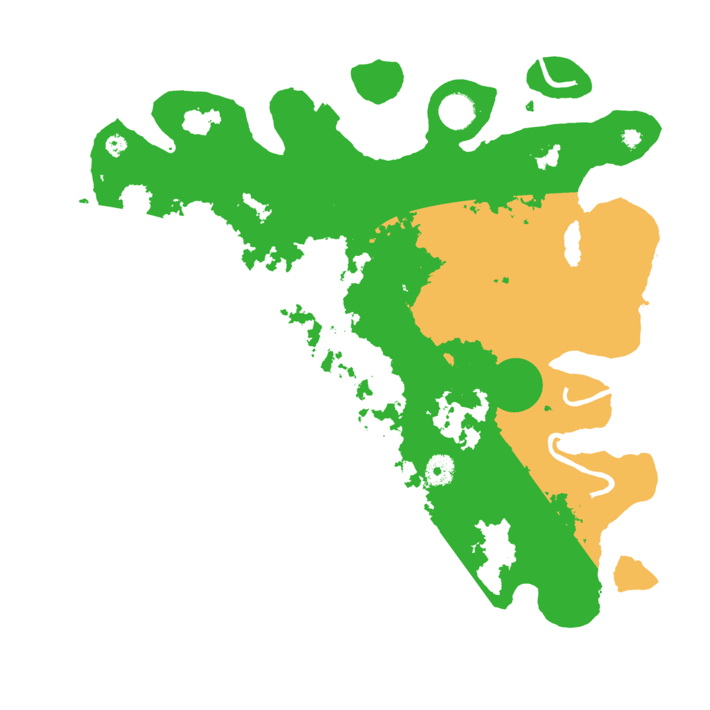 Biome Rust Map: Procedural Map, Size: 3500, Seed: 31505742