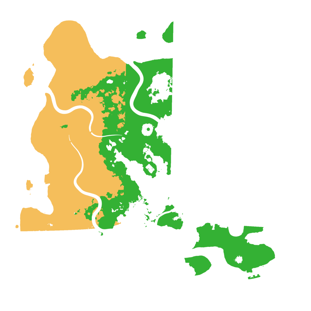 Biome Rust Map: Procedural Map, Size: 3850, Seed: 4123376