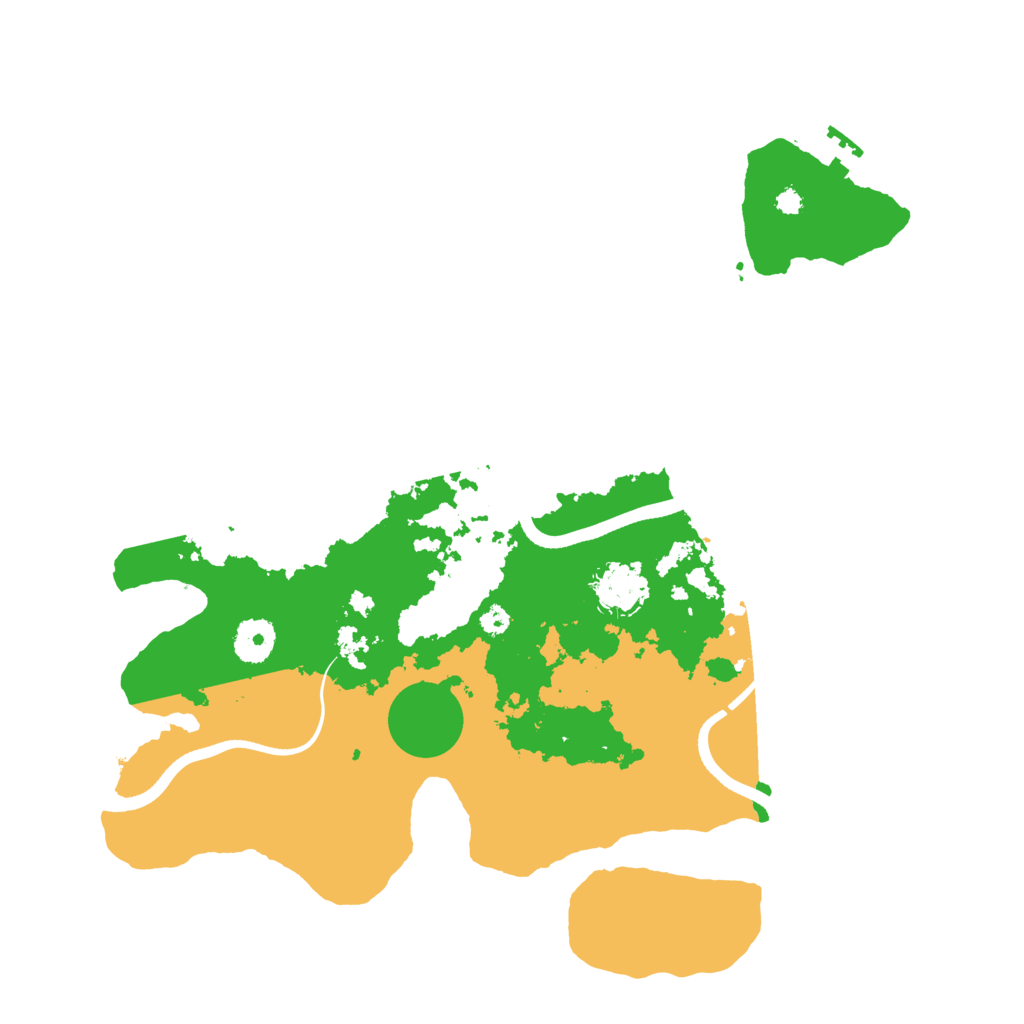 Biome Rust Map: Procedural Map, Size: 3600, Seed: 61701174