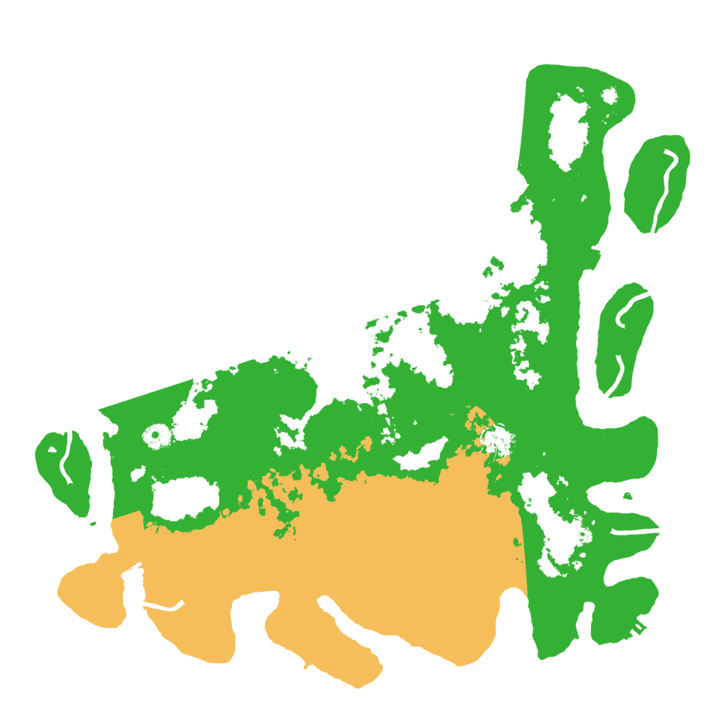 Biome Rust Map: Procedural Map, Size: 4100, Seed: 202075