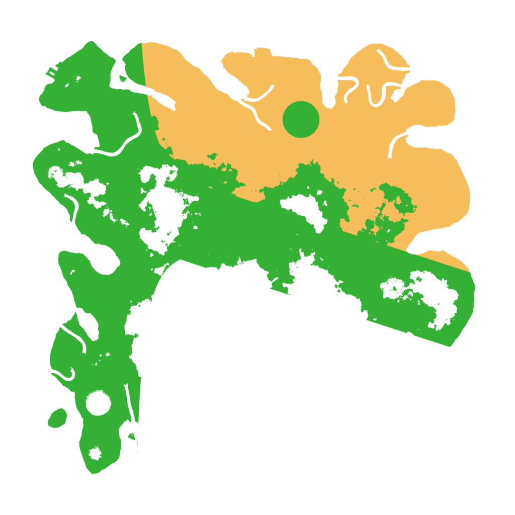Biome Rust Map: Procedural Map, Size: 3700, Seed: 1154833968