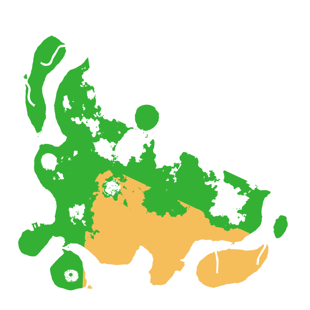 Biome Rust Map: Procedural Map, Size: 3500, Seed: 109779212