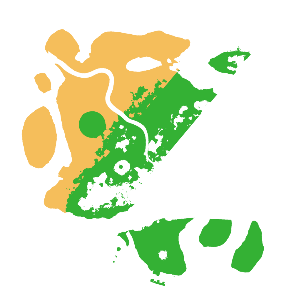 Biome Rust Map: Procedural Map, Size: 3000, Seed: 20087