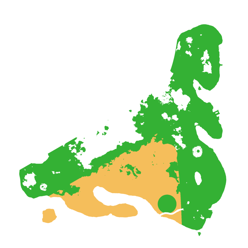 Biome Rust Map: Procedural Map, Size: 3500, Seed: 1899558053