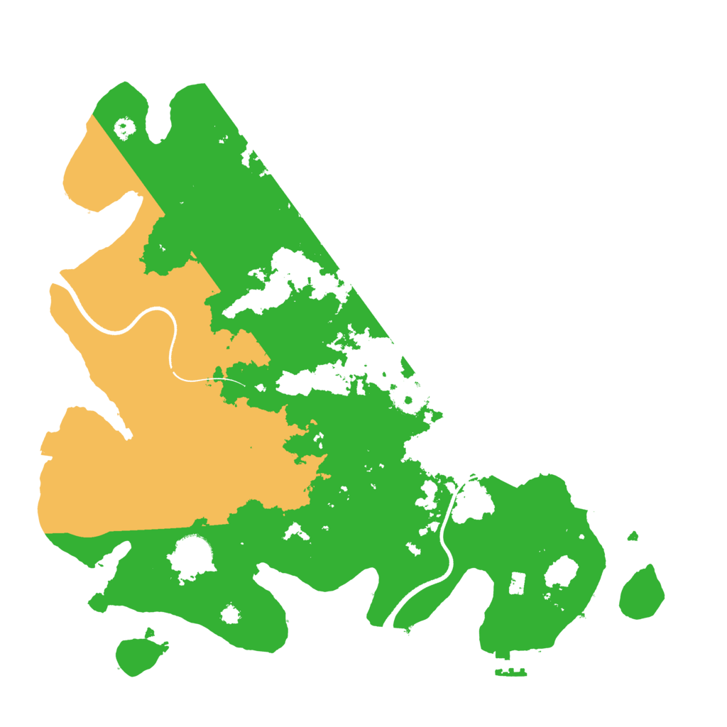 Biome Rust Map: Procedural Map, Size: 3500, Seed: 676545579