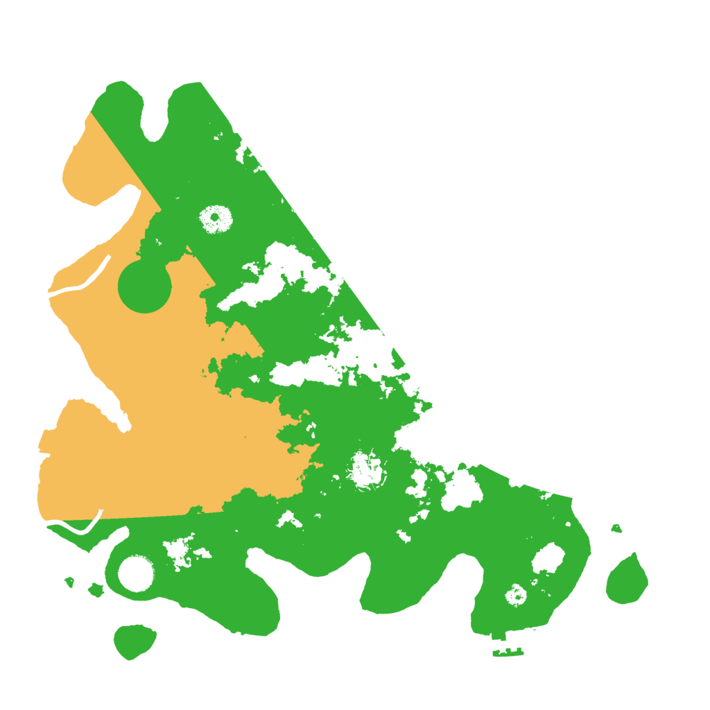 Biome Rust Map: Procedural Map, Size: 3500, Seed: 676545579