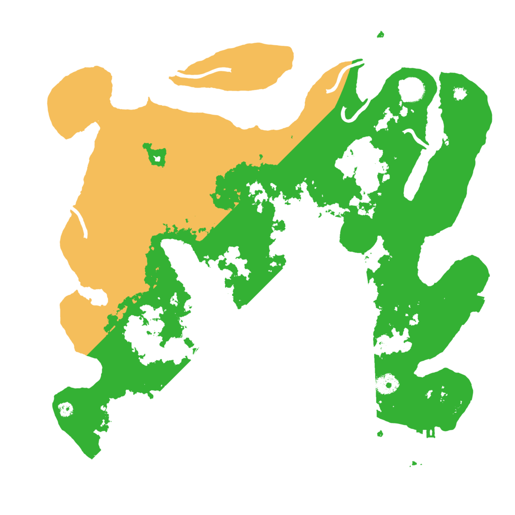 Biome Rust Map: Procedural Map, Size: 3650, Seed: 52093433