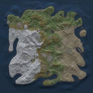 Thumbnail Rust Map: Procedural Map, Size: 3750, Seed: 54512943, 18 Monuments