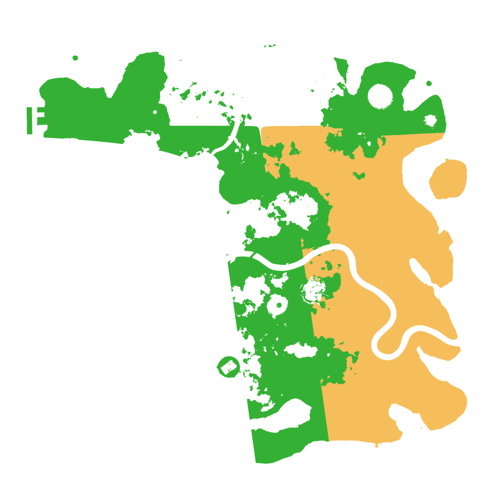 Biome Rust Map: Procedural Map, Size: 3750, Seed: 54512943