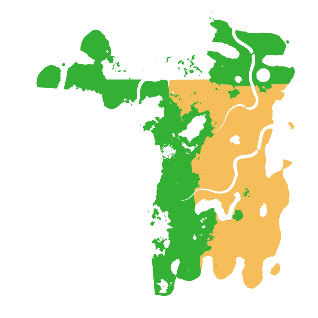 Biome Rust Map: Procedural Map, Size: 4100, Seed: 46809072
