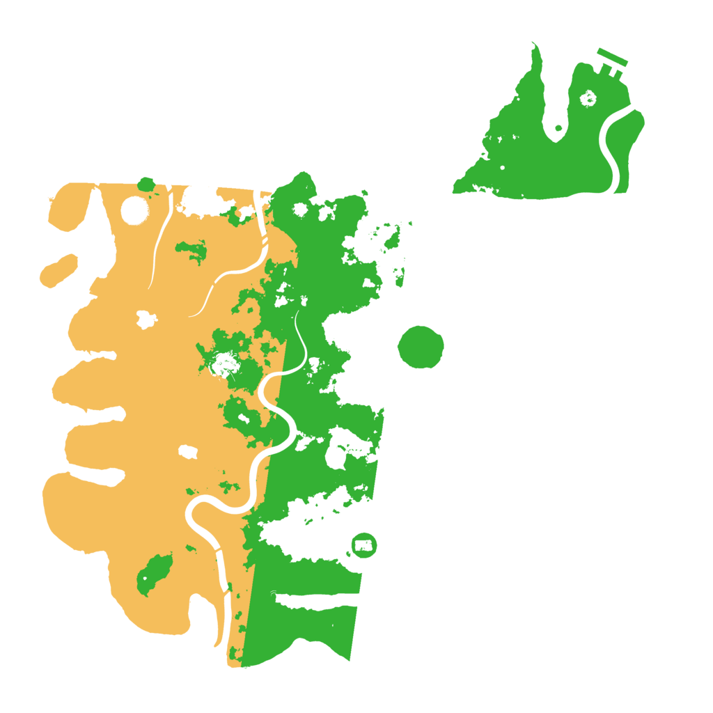 Biome Rust Map: Procedural Map, Size: 4500, Seed: 1895231798