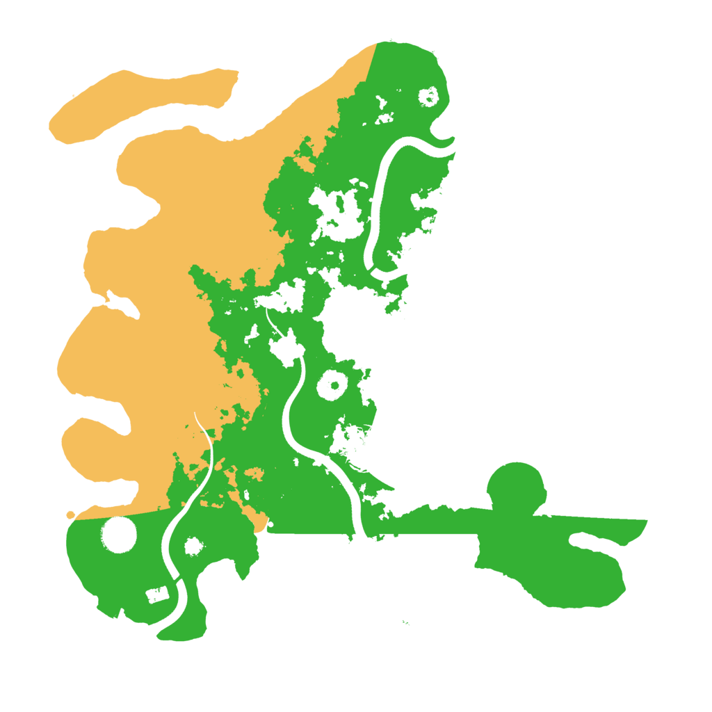 Biome Rust Map: Procedural Map, Size: 3550, Seed: 11413153
