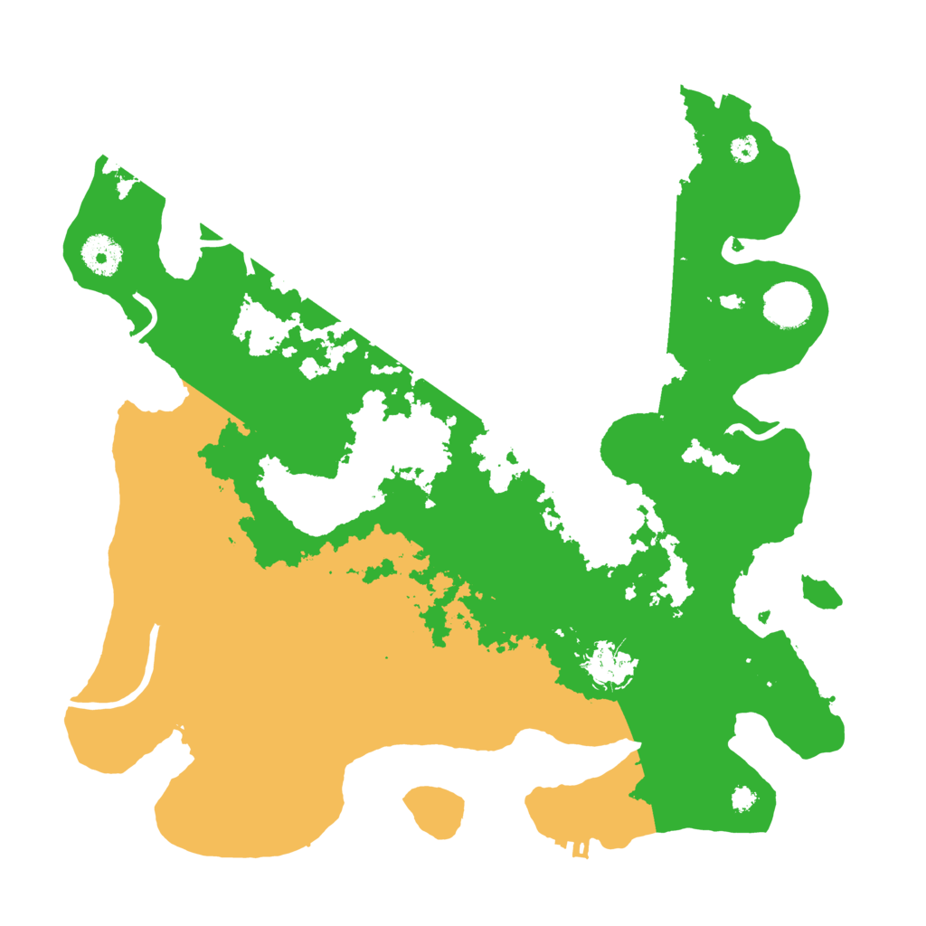 Biome Rust Map: Procedural Map, Size: 3500, Seed: 126435576