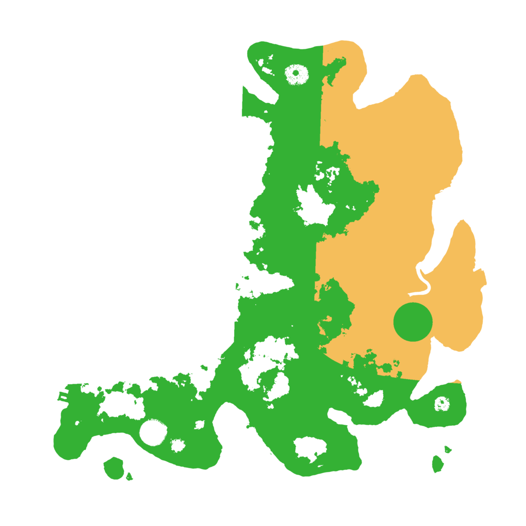 Biome Rust Map: Procedural Map, Size: 3550, Seed: 104775047