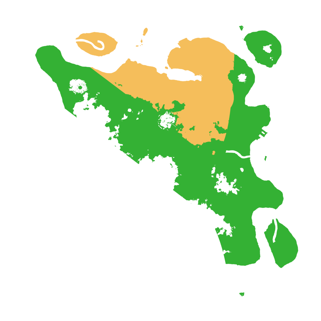 Biome Rust Map: Procedural Map, Size: 3500, Seed: 853254052