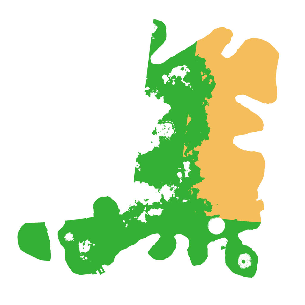 Biome Rust Map: Procedural Map, Size: 3250, Seed: 847071443