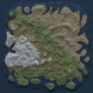 Thumbnail Rust Map: Procedural Map, Size: 4800, Seed: 1751404311, 19 Monuments