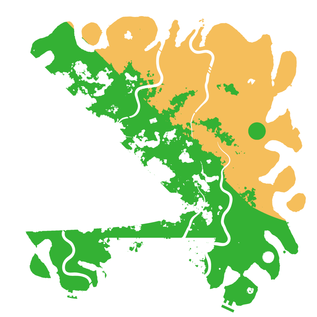 Biome Rust Map: Procedural Map, Size: 4800, Seed: 1751404311