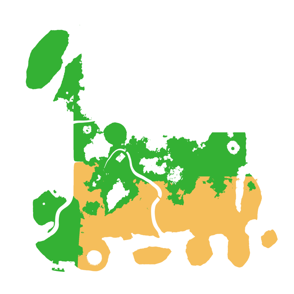 Biome Rust Map: Procedural Map, Size: 3500, Seed: 2008939271