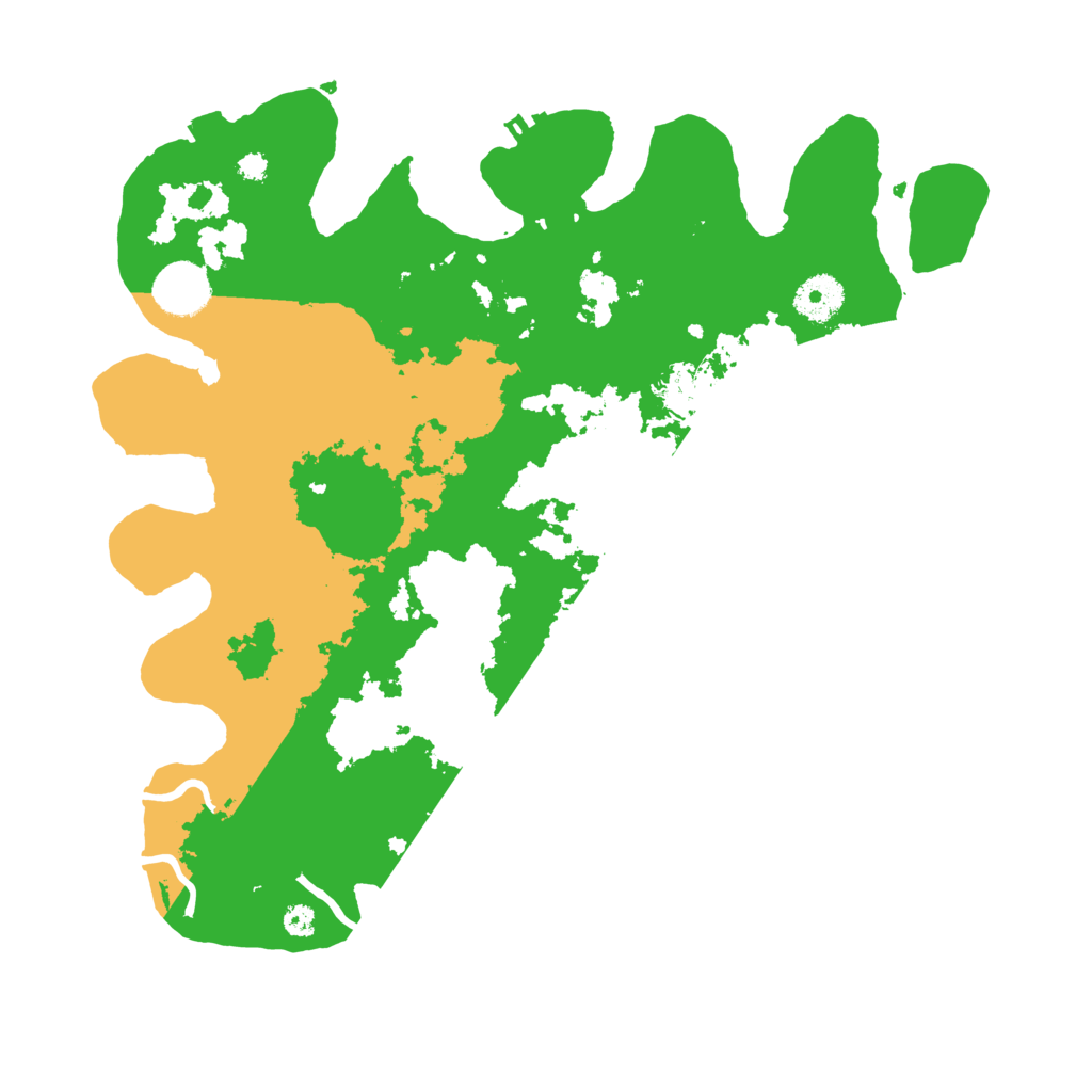 Biome Rust Map: Procedural Map, Size: 3500, Seed: 468943352