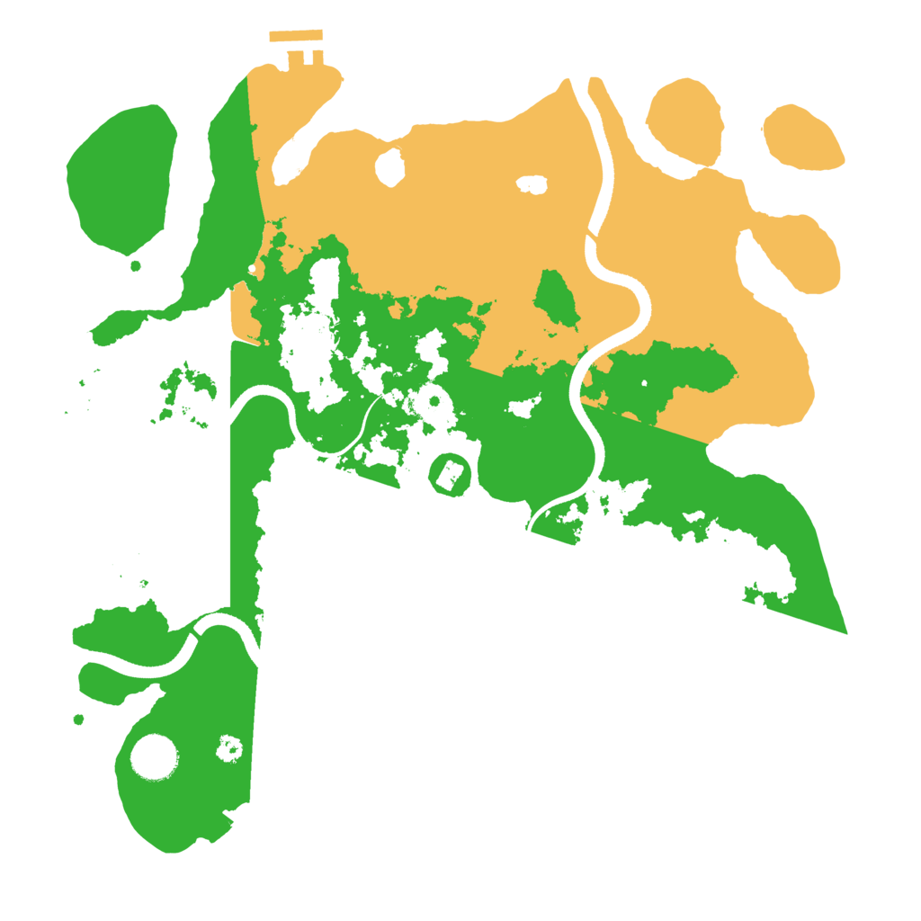 Biome Rust Map: Procedural Map, Size: 3500, Seed: 1678816276