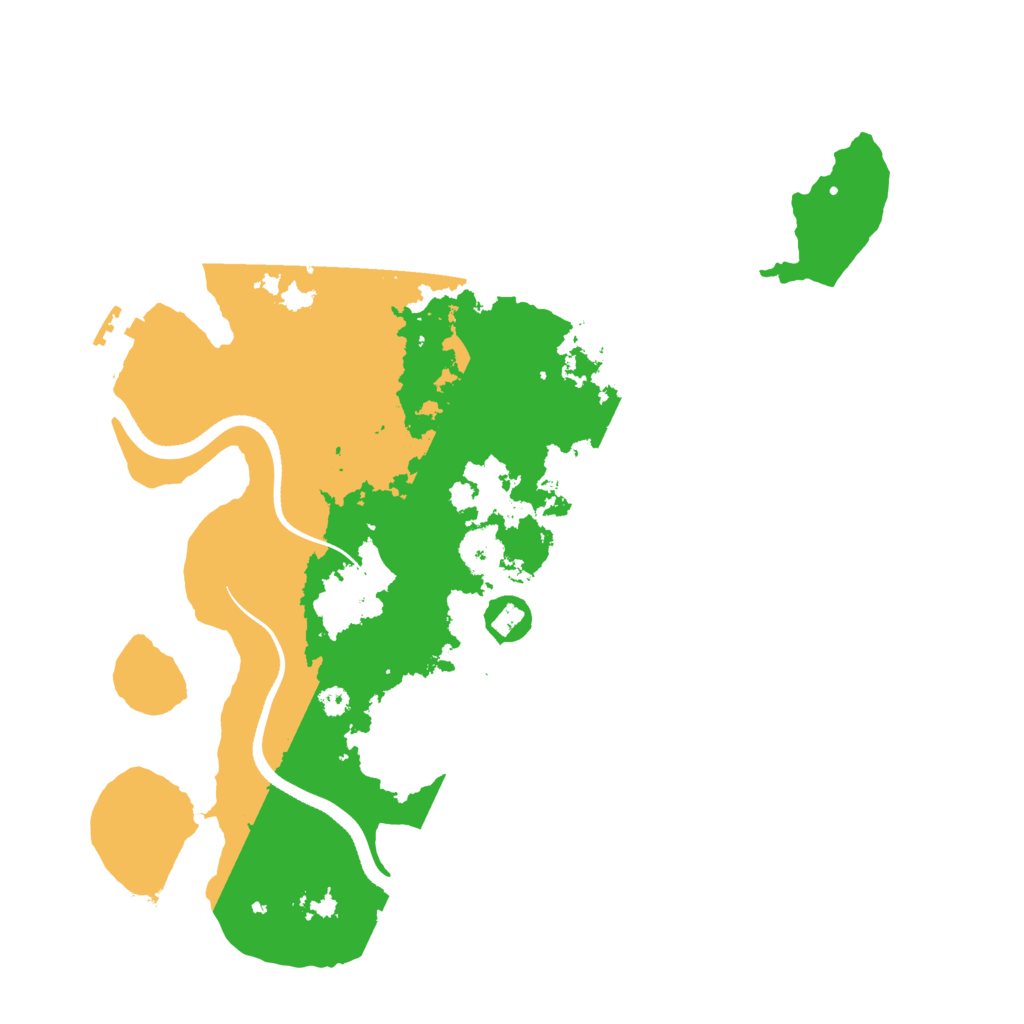Biome Rust Map: Procedural Map, Size: 3500, Seed: 235665072