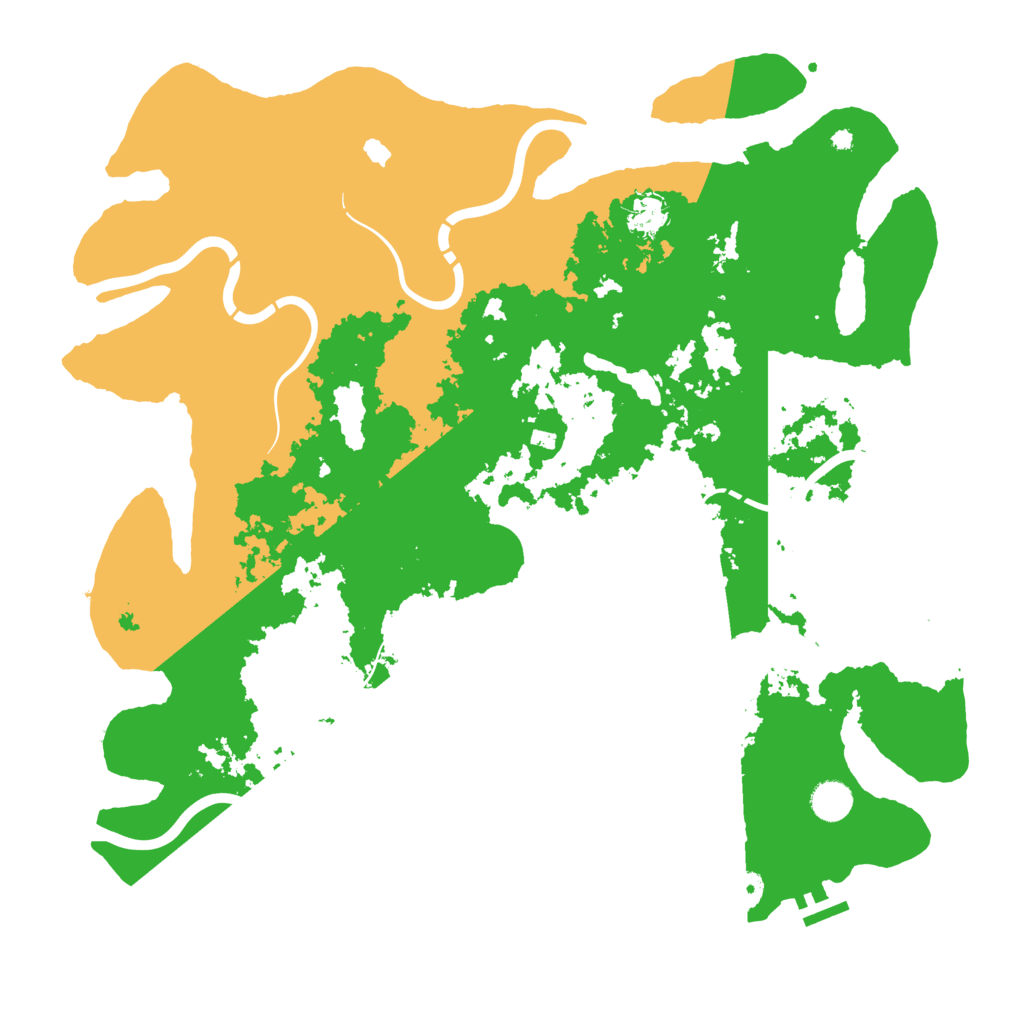Biome Rust Map: Procedural Map, Size: 4400, Seed: 78659896