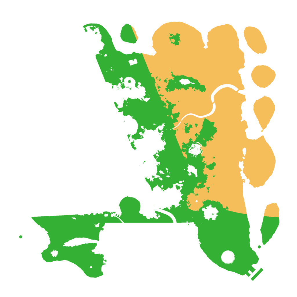 Biome Rust Map: Procedural Map, Size: 3950, Seed: 90117993