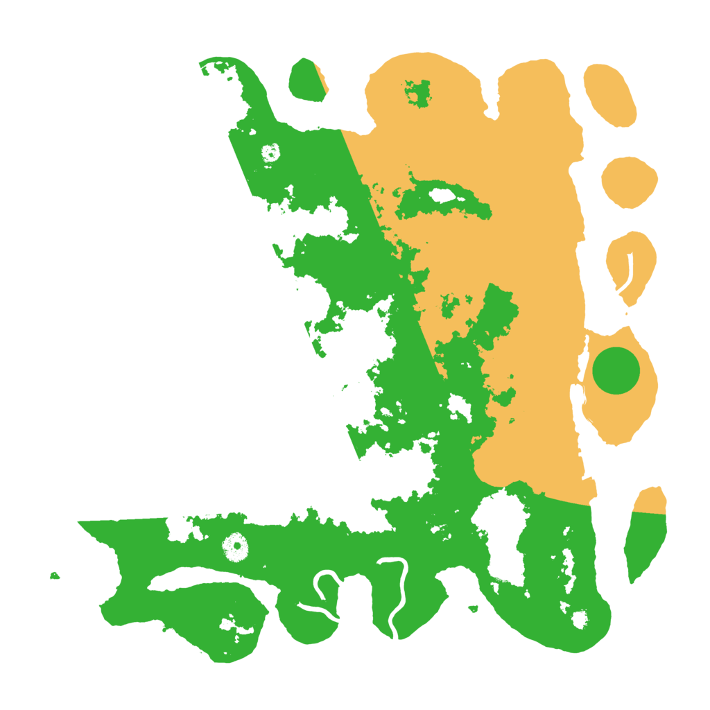Biome Rust Map: Procedural Map, Size: 3950, Seed: 90117993