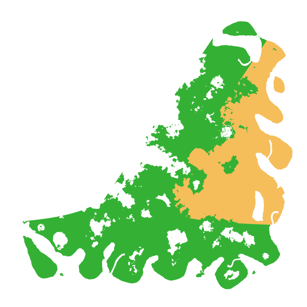 Biome Rust Map: Procedural Map, Size: 4400, Seed: 27499021