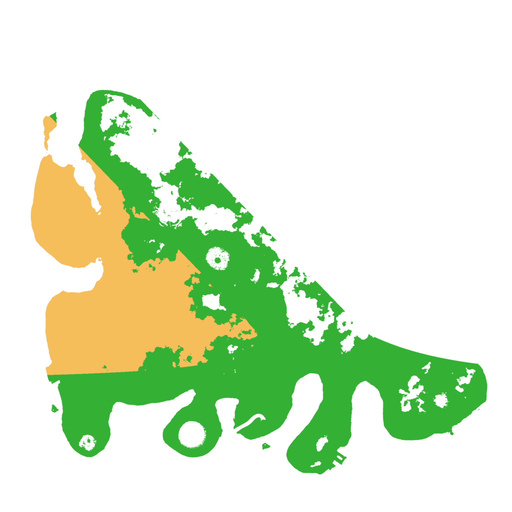 Biome Rust Map: Procedural Map, Size: 3400, Seed: 51548993