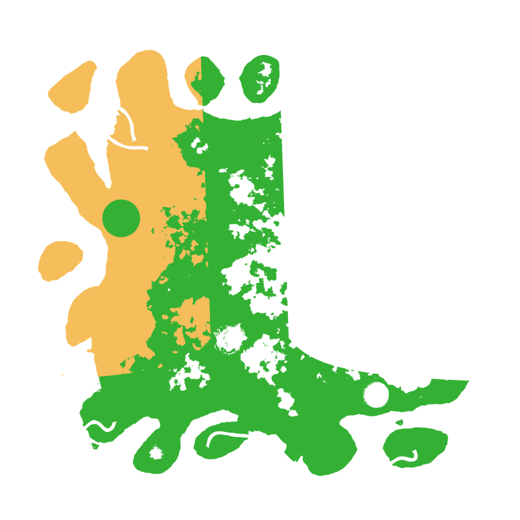 Biome Rust Map: Procedural Map, Size: 3650, Seed: 51785829