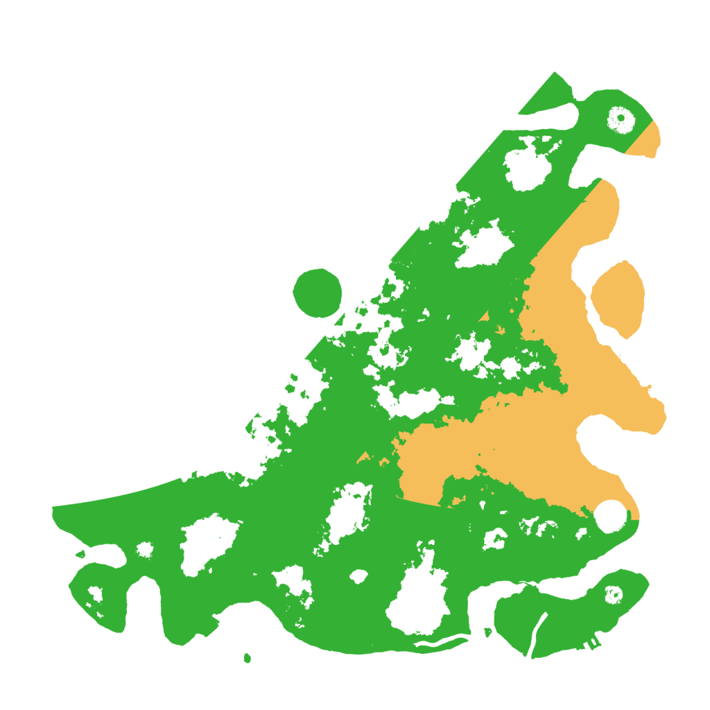 Biome Rust Map: Procedural Map, Size: 3950, Seed: 55356179