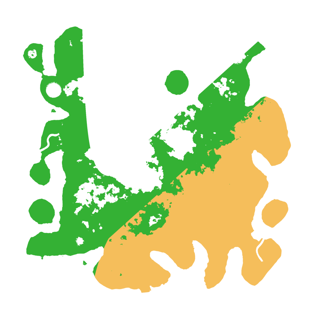 Biome Rust Map: Procedural Map, Size: 3600, Seed: 58195372