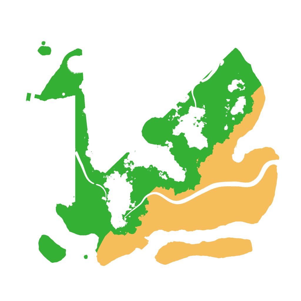 Biome Rust Map: Procedural Map, Size: 3000, Seed: 437188034