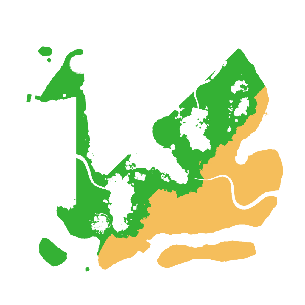 Biome Rust Map: Procedural Map, Size: 3000, Seed: 437188034