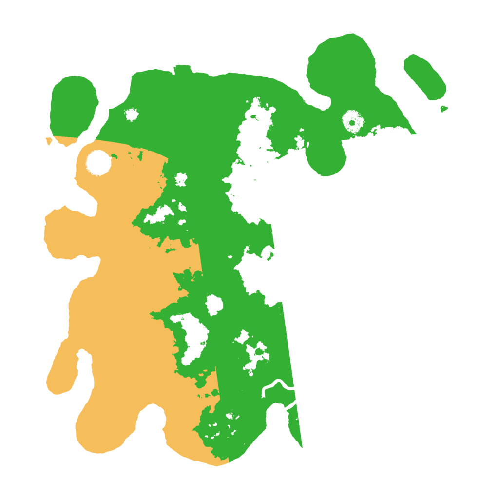 Biome Rust Map: Procedural Map, Size: 3500, Seed: 91436641