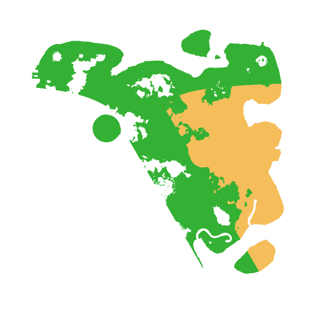 Biome Rust Map: Procedural Map, Size: 3000, Seed: 5523