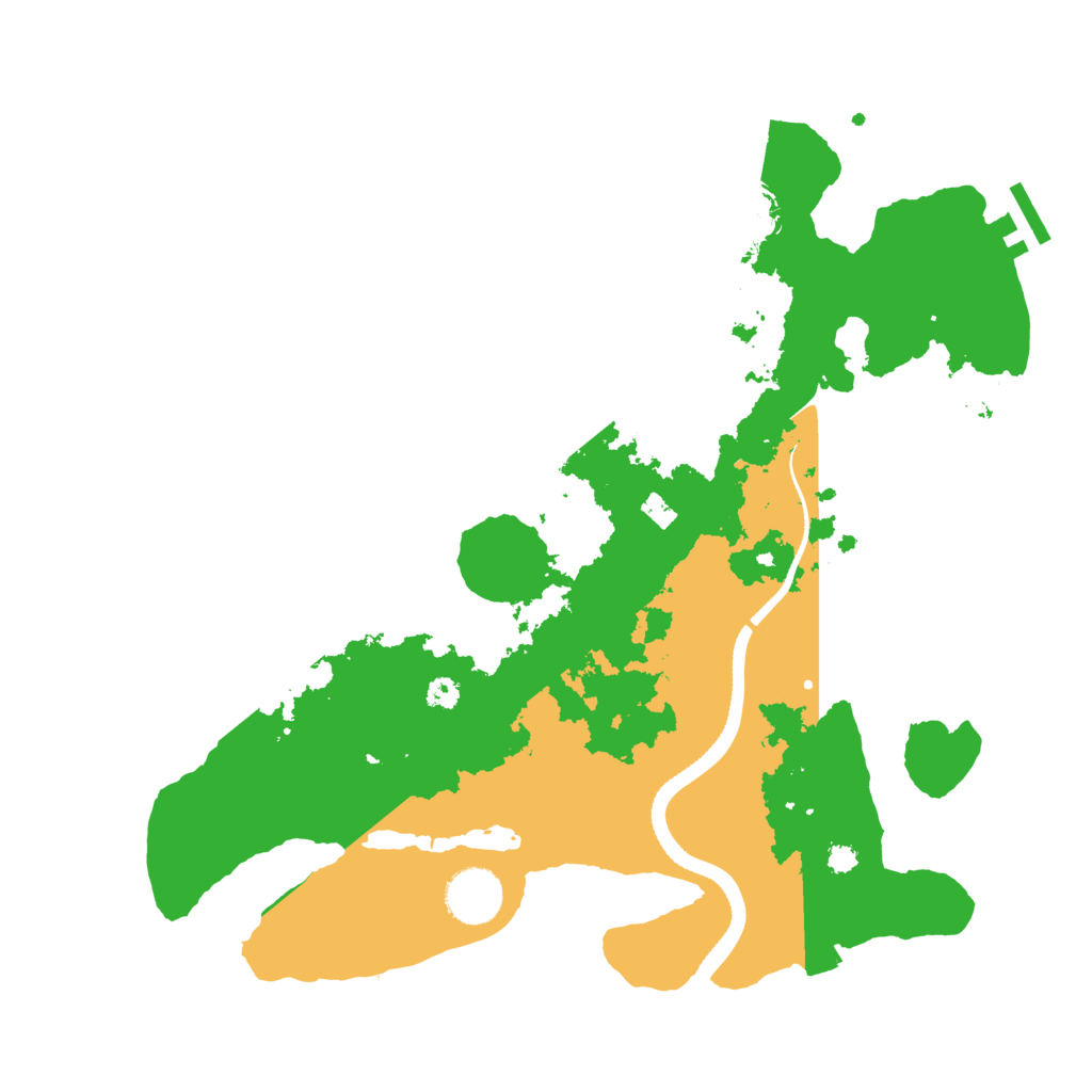 Biome Rust Map: Procedural Map, Size: 3400, Seed: 14319797